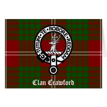 clan crawford crest tartan