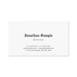 Small Classic Old English Text Template Nostalgic Retro Business Invitations Front View