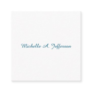 classical creative trendy white ocean blue enclosure invitations