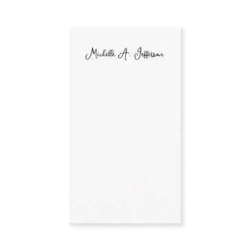 classical handwriting creative trendy white enclosure invitations