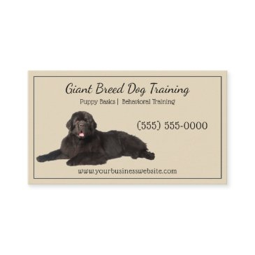 classy beige black giant canine dog training pet business invitations