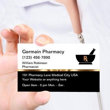 classy retail or online pharmacy business invitations