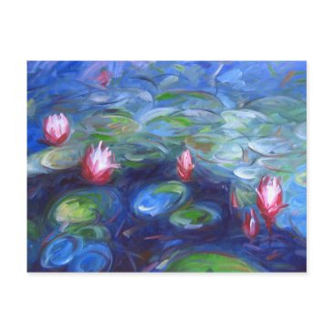 claude monet: water lilies 2 postinvitations