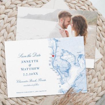 clearwater beach florida map elegant wedding save the date