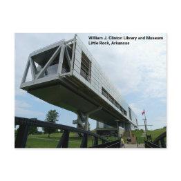 Small Clinton Presidential Library And Museum Postinvitations Front View