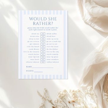 coastal beach bachelorette would she rather game enclosure invitations