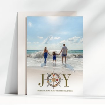 coastal christmas | nautical holiday joy photo