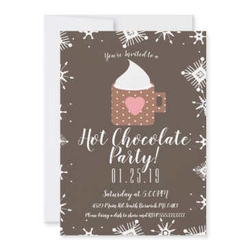 cold winter hot chocolate campfire mug announcement