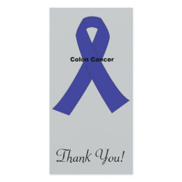 Small Colon Cancer Thank You Invitations Front View