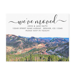 Small Colorado Moving Announcement Postinvitations Front View