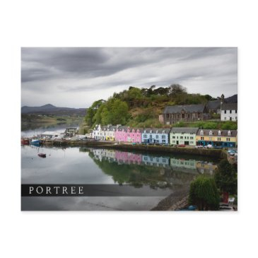 colorful houses in portree, skye postinvitations