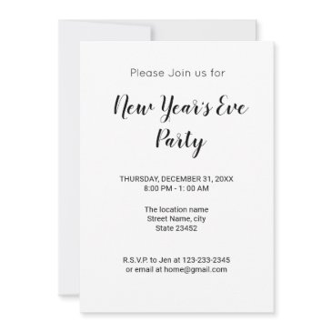 colorful minimal add your text picture name invitation