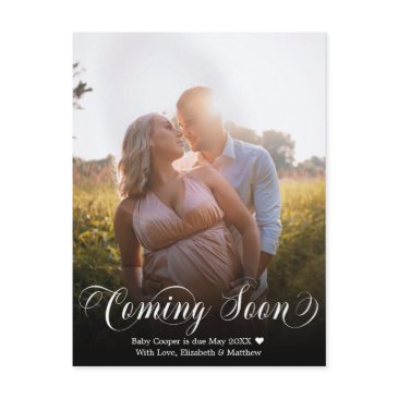 coming soon photo pregnancy announcement postinvitations