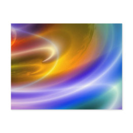 Small Computer Digital Abstract Invites Invitations Front View