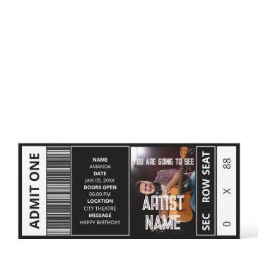 concert ticket customized event ticket souvenir invitation