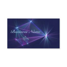 Small Constellation, Abstract Fantasy Fractal Art Business Invitations Front View