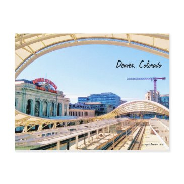 contemporary look, union station, crane denver co postinvitations
