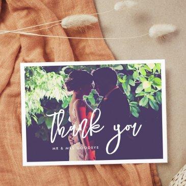 contemporary modern wedding thank you photo postinvitations