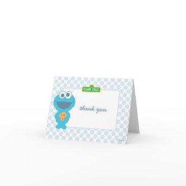 cookie monster baby birthday thank you