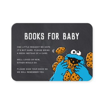 cookie monster chalkboard book request insert