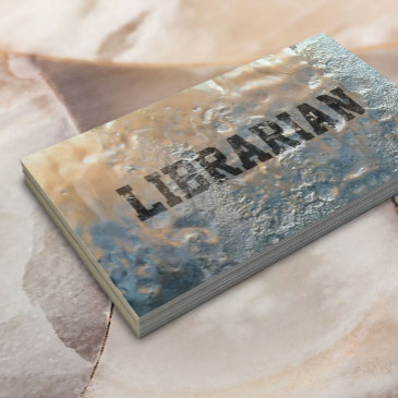 cool frozen ice librarian business invitations