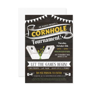 cornhole invitation