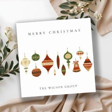 corporate elegant red green christmas stockings holiday invitations