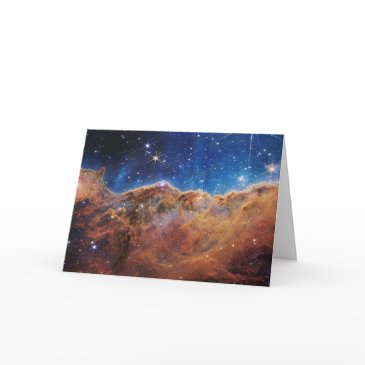cosmic cliffs in the carina nebula | james webb | invitations