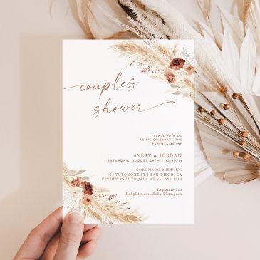 couples shower invite | boho co-ed baby shower