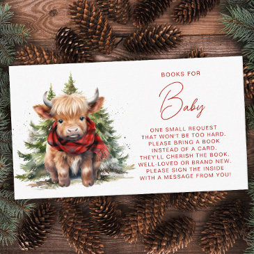 cozy highland cow farm winter books for baby enclosure invitations
