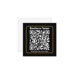 Small Create An Instantly Scannable Business Qr Code Enclosure Invitations Front View