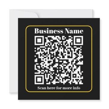 create an instantly scannable business qr code holiday invitations