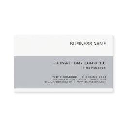 Small Create Your Own Elegant Company Simple Plain Business Invitations Front View