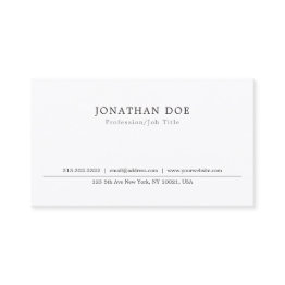 Small Create Your Own Modern Elegant Minimalist Template Business Invitations Front View