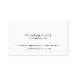 Small Create Your Own Professional Simple Elegant Plain Business Invitations Front View