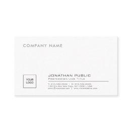 Small Create Your Own Stylish Company Plain With Logo Business Invitations Front View