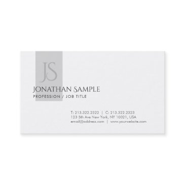 creative clean design monogram chic professional business invitations