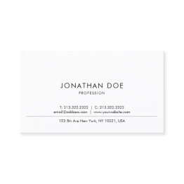 Small Creative Professional Minimalist Elegant Simple Business Invitations Front View