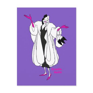 cruella de vil | magenta accessories postinvitations