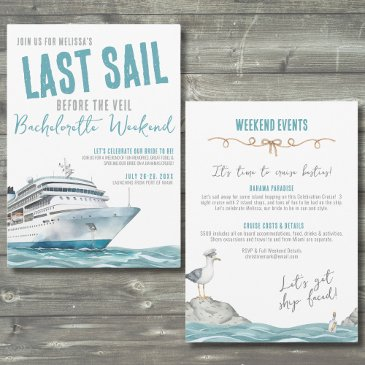 cruise bachelorette invitation