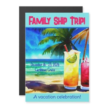 cruising stateroom door magnet tropical