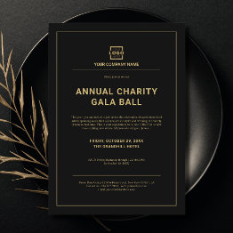 Small Custom Company Business Corporate Event Party Invitation Front View