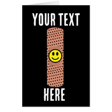 custom get well band-aid big biggest invitations