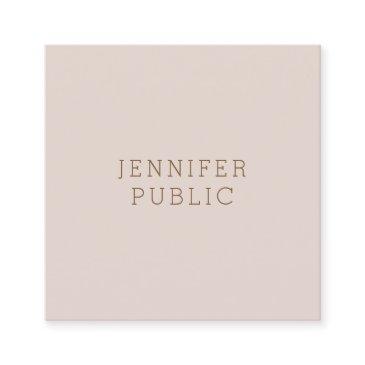 custom modern elegant simple design template square business invitations