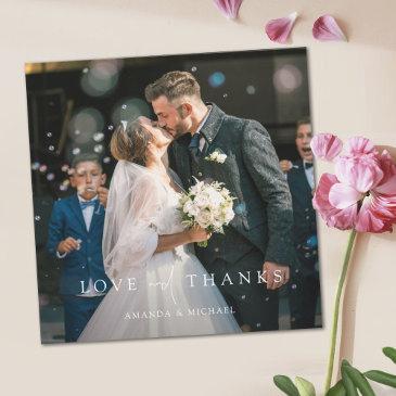 custom photo wedding thank you invitations template