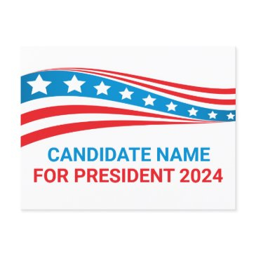 custom political campaign american flag template postinvitations