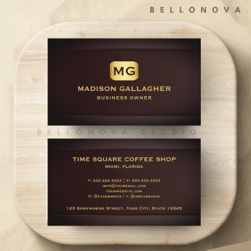 custom red maroon gold small business professional business invitations