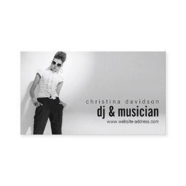 customizable photo invitations for djs, bands, musicians