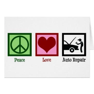 cute auto repair shop car mechanic invitations