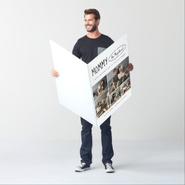 cute big large huge giant mothers day photo invitations